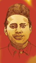 വി ആർ നായനാരുടെ പോർട്രയ്‌റ്റ്‌  - ചിത്രീകരണം: കെ സുധീഷ്‌